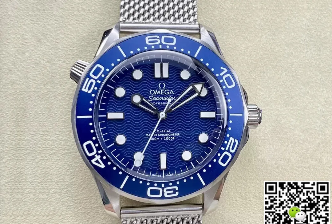 Omega Seamaster Diver 300M 210.30.42.20.03.002 VS Factory 1:1 Best Edition Replica Watch Blue Dial